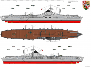 Trumpeter 05627 German Navy Aircraft Carrier DKM Graf Zeppelin