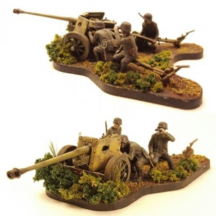 Zvezda 6257 German Anti-Tank Gun PAK-40 with CREW