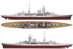 Trumpeter 05313 German Heavy Cruiser Prinz Eugen 1945