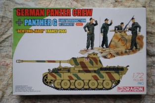 Dragon 7363 German Panzer Crew + PANTHER Ausf.G Early Production with Zimmerit