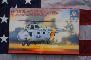 Italeri 1206 H-19 B CHICKASAW Rescue and Utility Helicopter