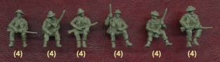 HäT.8264  WW2 BRITISH TANK RIDERS