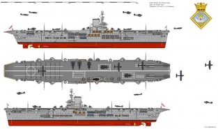 MERIT 65307 HMS Ark Royal 1939 Royal Navy Aircraft Carrier