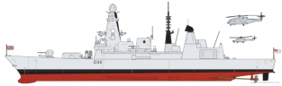 Airfix A50132 HMS Daring TYPE 45 DESTROYER Royal Navy