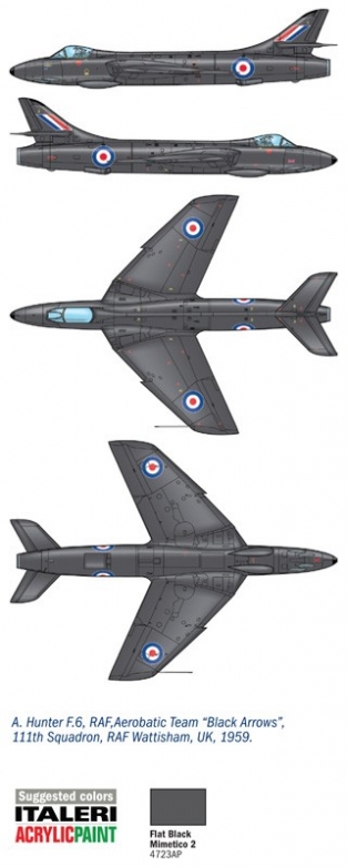Italeri 2772 Hawker Hunter F.6 / FGA.9