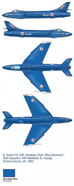 Italeri 2772 Hawker Hunter F.6 / FGA.9