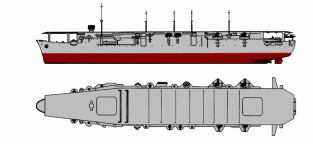 WL-038 IJN KAIYO Imperial Japanese Navy Aircraft Carrier