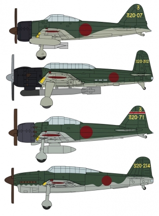 Hasegawa 72162/QG62 JAPANESE NAVY CARRIER-BASED AIRCRAFT 