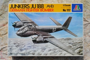 Italeri 117 JUNKERS Ju188 A1-E1 German Fighter Bomber