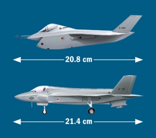 Italeri 1419 Joint Strike Fighter program X-32A and X-35B