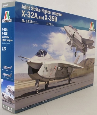 Italeri 1419 Joint Strike Fighter program X-32A and X-35B