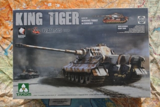 TAKOM 2047 KING TIGER Sd.Kfz.182 HENSCHEL TURRET with Zimmerit