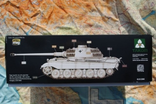 TAKOM 2046 KING TIGER Sd.Kfz.182 PORSCHE TURRET with Zimmerit