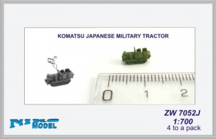 NIKZW7052J KOMATSU JAPANESE MILITARY TRACTORS (X4)