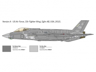 Italeri 1409 Lockheed Martin F-35A Lightning II CTOL version