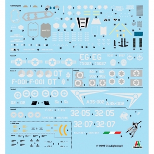 Italeri 1409 Lockheed Martin F-35A Lightning II CTOL version