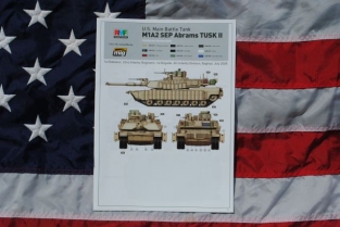 Rye Field Model RM-5004 M1A2 SEP ABRAMS TUSK I / TUSK II M1A1 TUSK U.S.Main Battle Tank