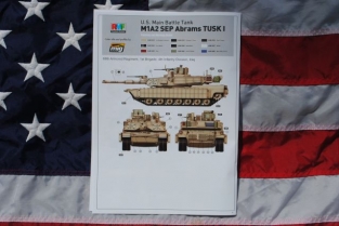 Rye Field Model RM-5004 M1A2 SEP ABRAMS TUSK I / TUSK II M1A1 TUSK U.S.Main Battle Tank