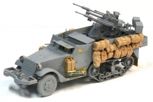 Dragon 3586 IDF M3 Halftrack with TCM-20 Anti-Aircraft Gun