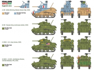 Italeri 15761 M3 / M3A1 Stuart