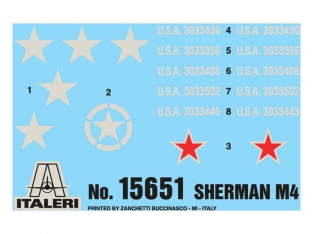 Italeri 15651 M4 SHERMAN 75mm