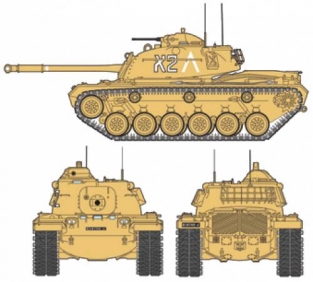 Italeri 7068  M48A2C