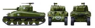 Tamiya 32523 M4A1 SHERMAN U.S.Medium Tank