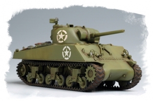 Hobby Boss 84803  U.S. Sherman M4A3 medium tank.