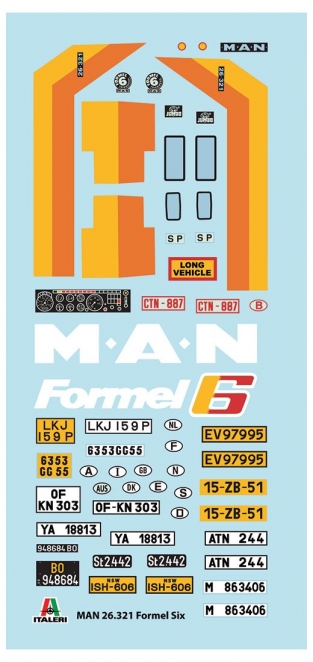 Italeri 0756 MAN 26.321 Formel Six