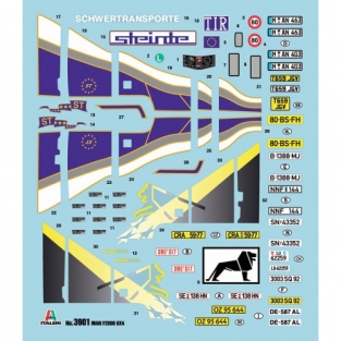 Italeri 3901 MAN F2000 6X4