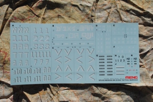 MENG SPS-003 MERKAVA Mk.3D / BAZ Tactical Markings