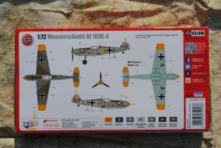 Airfix A01008A MESSERSCHMITT Bf109E-4