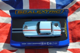 Scalextric N°33 – Coffret Vide 1964 – Boîte D’origine 1/32 – Fabriqué En France