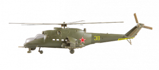 Zvezda 7403 MI-24V HIND Soviet Attack Helicopter