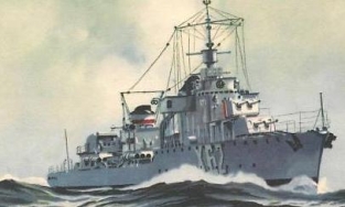 WL-F-013 MOGADOR 1938 French Navy Destroyer 