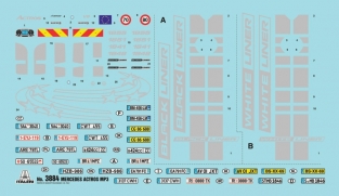 Italeri 3884 Mercedes-Benz Actros MP3 White Liner / Black Liner