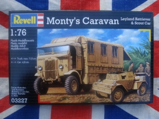 Revell 03227  Monty's Caravan & Scout Car   1:76