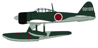 Hasegawa 02220 Nakajima A6M2-N TYPE 2 FIGHTER SEAPLANE 