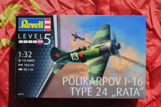 Revell 03914 POLIKARPOV I-16 Type 24 