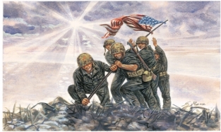Italeri 6098  Iwo Jima Flag Raisers US Marines WO2