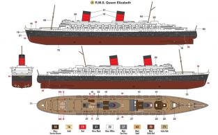 Airfix A06201  R.M.S. QUEEN ELIZABETH