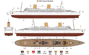 Airfix A06201  R.M.S. QUEEN ELIZABETH