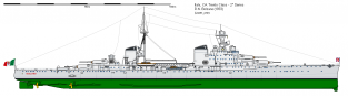 DM028 	R.N. Bolzano Italian Navy Cruiser