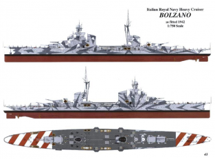 DM028 	R.N. Bolzano Italian Navy Cruiser