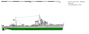 DM026 R.N. Maestrale Italian Destroyer