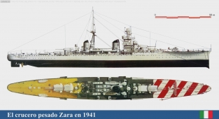 DM001R.N. Zara / Fiume Italian Navy Cruiser