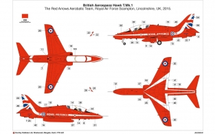 Airfix A02005C RAF Red Arrows Hawk