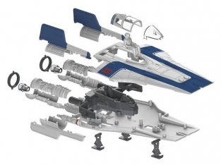 Revell 06762 RESISTANCE A-WING FIGHTER