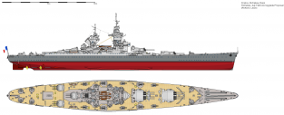 HM-018 RICHELIEU French Navy Battleship