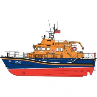 Airfix A98668  RNLI Severn Class Lifeboat met RAF Sea King